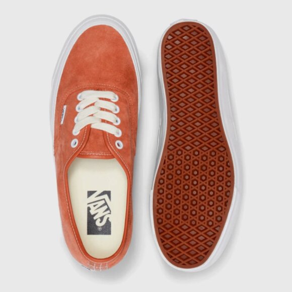 VANS Elevated Suede Premium Authentic 44 Shoe Sneakers Amber Orange Mens 13 - Picture 2 of 8